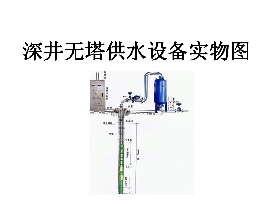 广元昭化区井泵无塔式供水设备